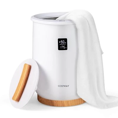 20l Bathroom Towel Warmer Bucket With Fragrance Holder Lcd Display