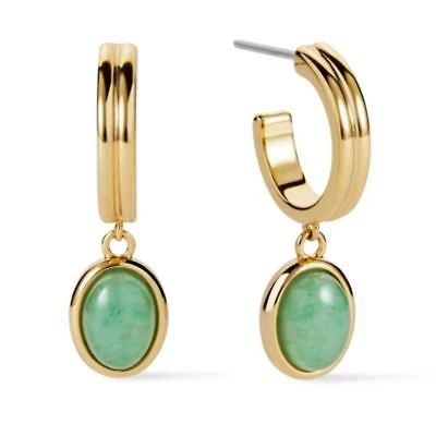 Ana Luisa Gemstone Hoop Earrings Dobby