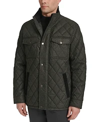 Cole Haan Men's Quilted Stand-Collar Jacket
