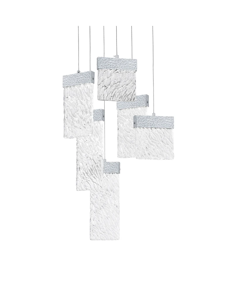 Cwi Lighting 22" Metal Carolina Led Chandelier