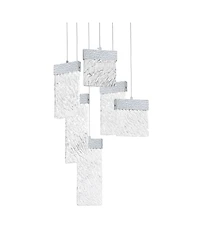 Cwi Lighting 22" Metal Carolina Led Chandelier