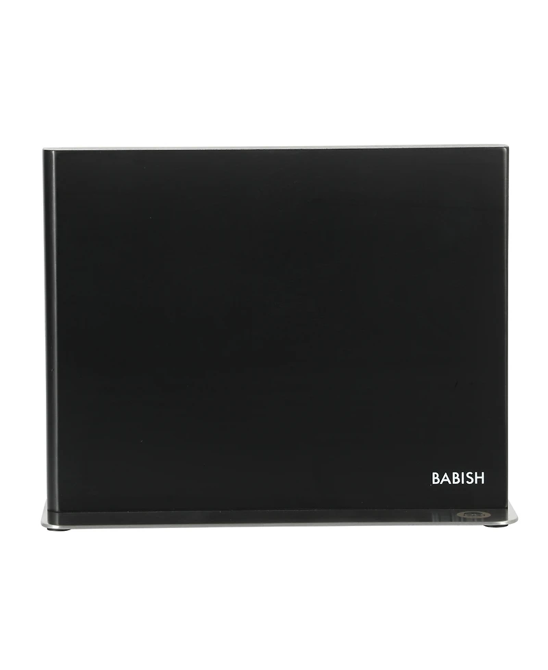 Babish Magnetic Knife Double Sided Block Holder (11" X 8.5" X 4") W/ Anti Skid Base