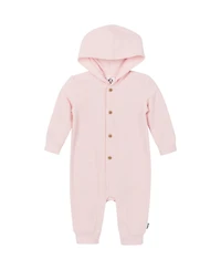 Gerber Baby Girls Hooded Long Sleeve Romper