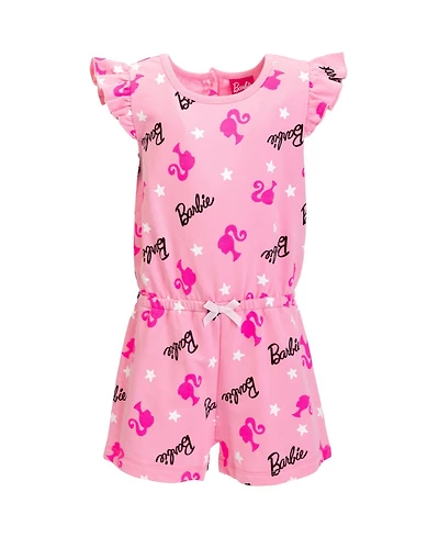 Barbie Girls French Terry Sleeveless Romper