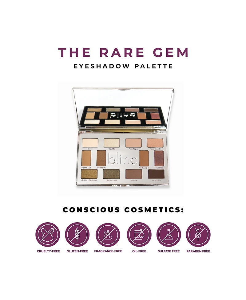 Blinc The Rare Gem: 12 pc Eye Shadow Palette