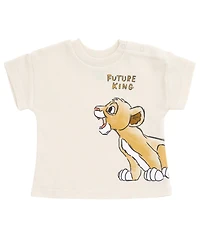 Disney Toddler Boys Mickey Mouse Lion King Donald Duck Simba Pluto Waffle Knit T-Shirt Shorts Outfit Set Newborn to
