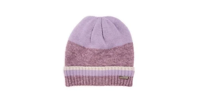 Muk Luks Women's Ribbed Colorblock Beanie