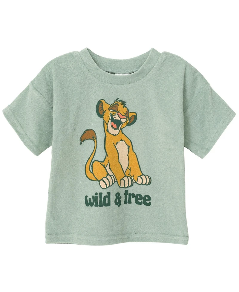 Disney Toddler Boys Lion King Mickey Mouse Cars T-Shirt and Shorts Outfit Set to (2T - 10-12)