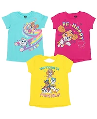 Paw Patrol Toddler Girls Skye 3 Pack T-Shirts to