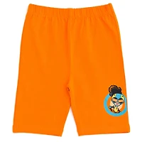 Moon Girl and Devil Dinosaur Little Girls Oversized Drop Shoulder T-Shirt Shorts Outfit Set