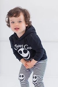 Nightmare Before Christmas Baby Boys Jack Skellington Fleece Pullover Hoodie and Pants Outfit Set