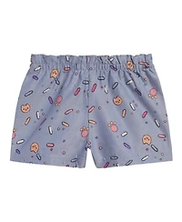 Gabby's Dollhouse Little Girls Dreamworks T-Shirt and Chambray Shorts Outfit Set