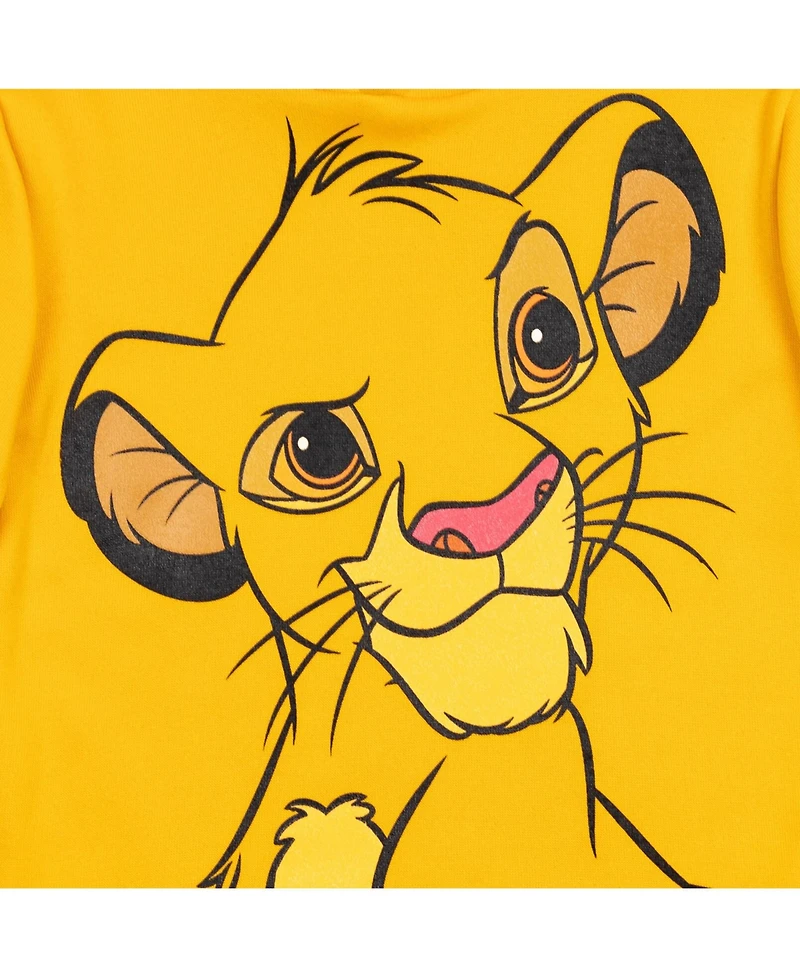 Disney Toddler Boys Lion King Fleece Pullover Hoodie and Pants Outfit Set to (18 Months - 10-12)