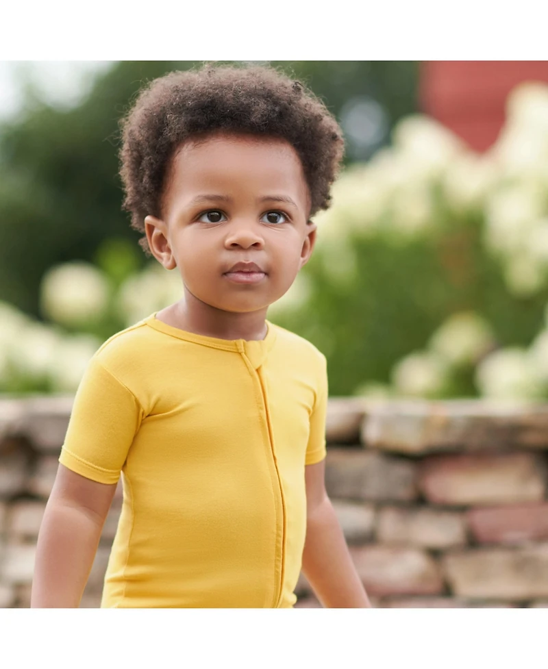 Baby Boys' and Girls' Snug Fit Soft Romper