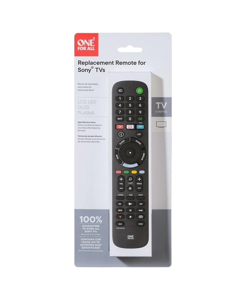 Sony Tv Replacement Remote