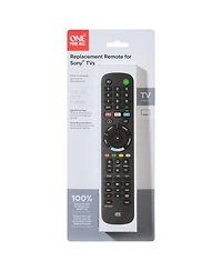 Sony Tv Replacement Remote