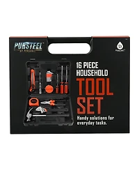 Pursonic 16-Piece Household Handy Solutions Tool Kit