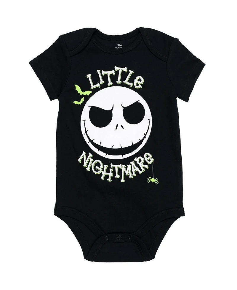 Nightmare Before Christmas Baby Girls 5 Pack Bodysuits