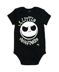Nightmare Before Christmas Baby Girls 5 Pack Bodysuits