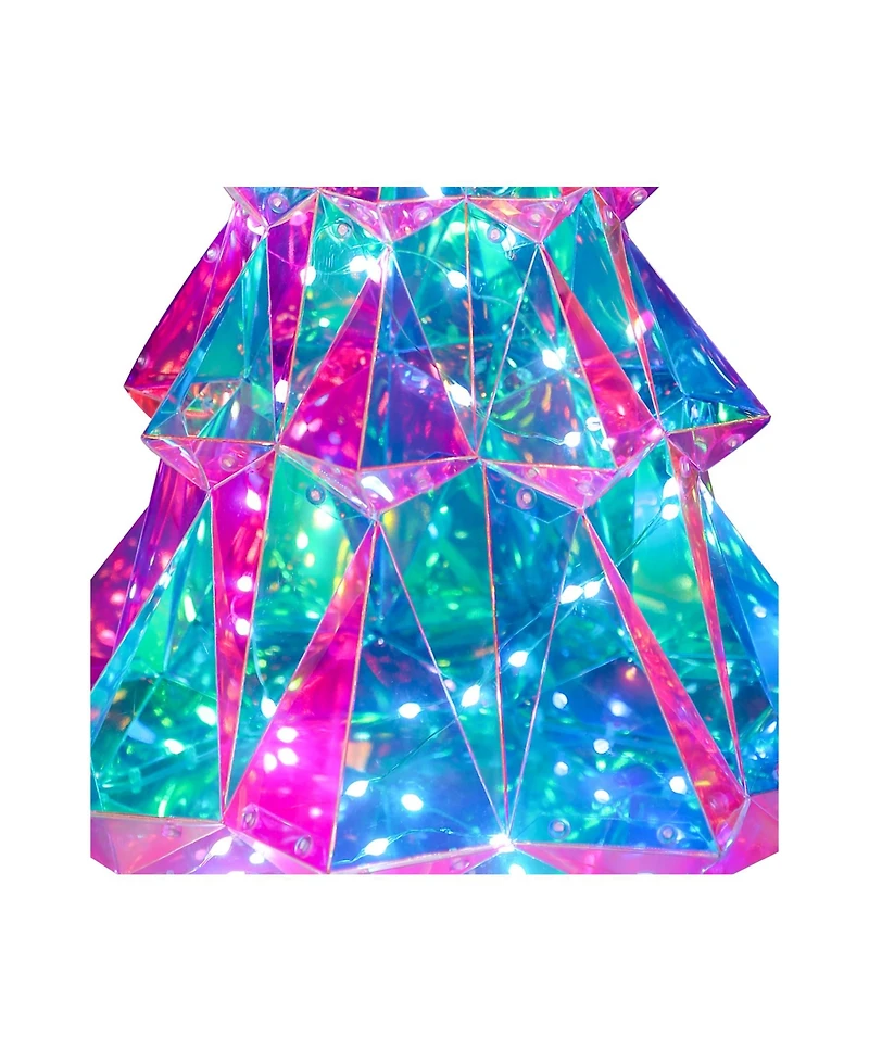 Kurt Adler 20-Inch Pre-Lit Multifunction Rgb Led Smart Holographic Christmas Tree