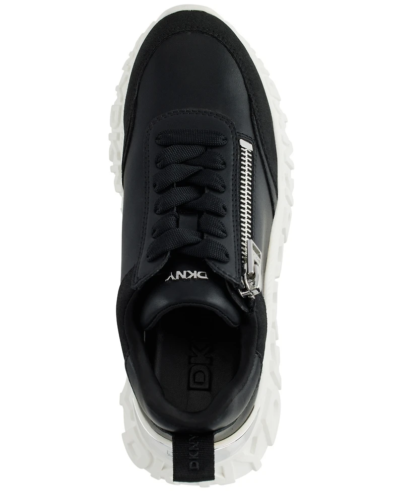 Dkny Women's Lakelyn Zip Platform Sneakers