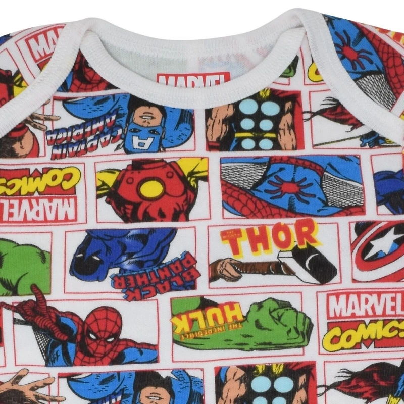 Avengers Baby Boys Spider-Man 5 Pack Bodysuits