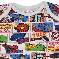 Avengers Baby Boys Spider-Man 5 Pack Bodysuits