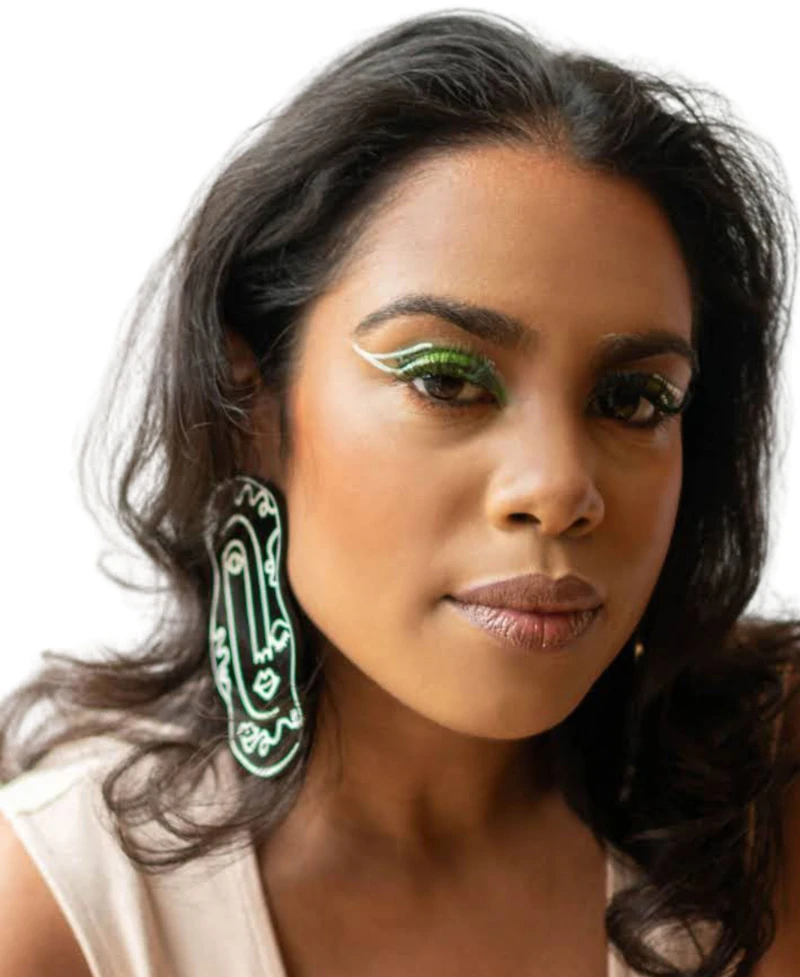 Swanky Designs Hand Drawn Abstract Studs