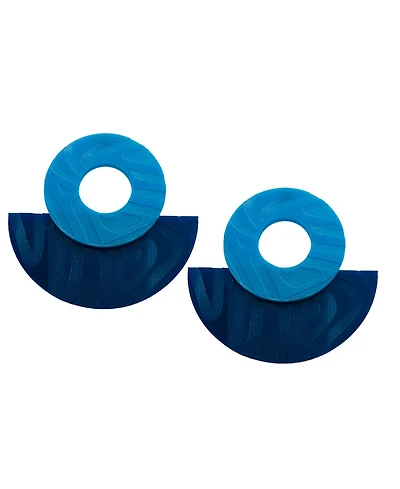 Swanky Designs Half Moon Earrings