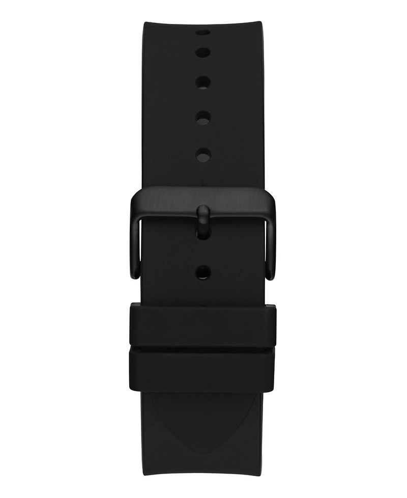 Guess Men's Multi-Function Black Silicone Watch 48mm