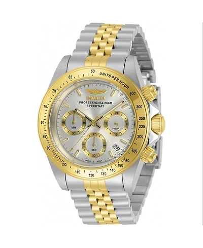 Invicta Men's 30991 Speedway Quartz Chronograph Silver Dial Watch