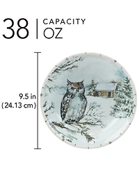 Certified International Winter's Frost Soup Bowls, Set of 4