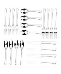 Ornative Abril Mirror 20 Piece Flatware Set, Service for 4