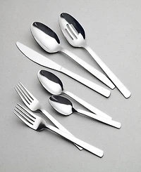 Ornative Anakin 42 Piece Flatware Set with Wire Caddy, Service for 8