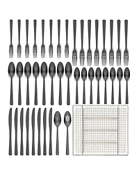 Ornative Alicja 42 Piece Flatware Set with Wire Caddy
