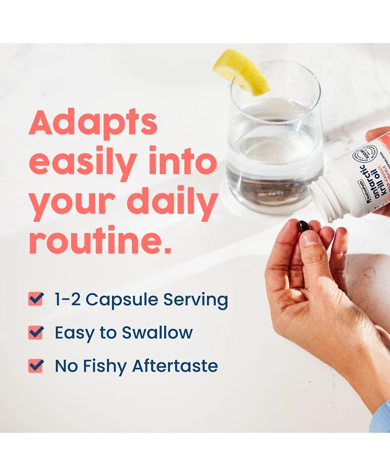 NativePath Wild-Caught Antarctic Krill Oil 500mg - Premium Astaxanthin 200mcg Phospholipid-Bound Omega-3 Epa Dha