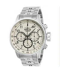 Invicta Men's 23077 S1 Rally Quartz Chronograph Ivory Dial Watch