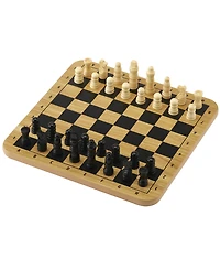 Pavillion Wooden Chess & Checkers Set Game, Created for You by Toys R Us
