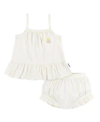 Gerber Baby Girls Dress and Diaper Cover Set, 2 Piece
