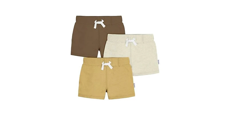 Gerber Baby Boys Knit Shorts, 3-Pack