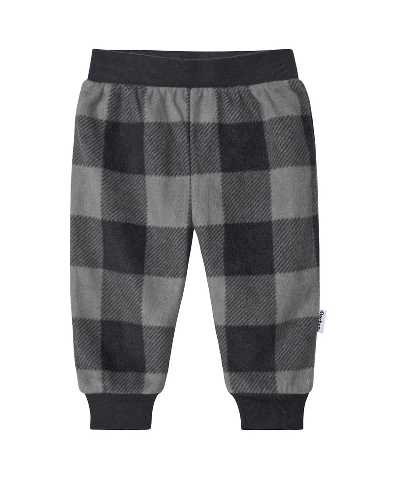 Gerber Baby Boys Fleece Pants, 4-Pack