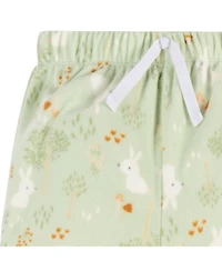 Gerber Toddler Girls Fleece Blanket Sleepers, 2-pack