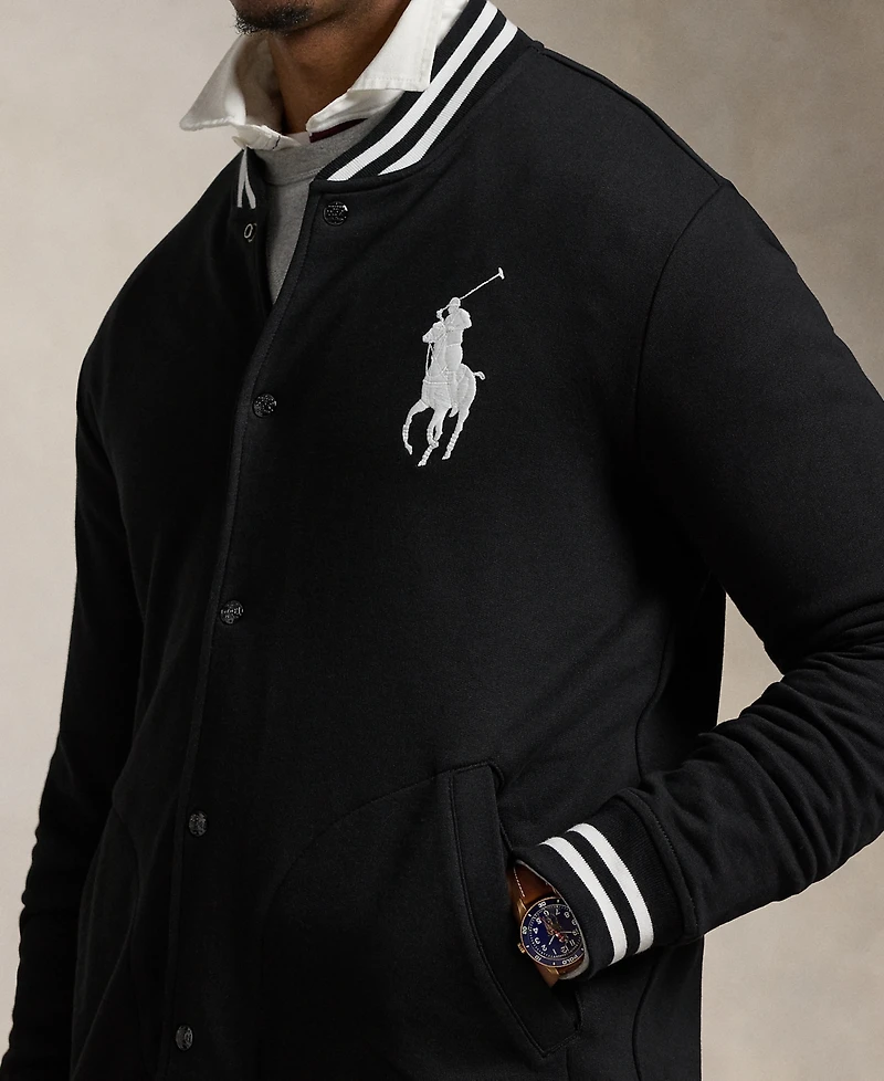 Polo Ralph Lauren Men's Big & Tall Big Pony Fleece Baseball Jacket