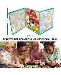 Quokka 20/24/36 Pcs Travel Magnetic Puzzles for Toddlers 3-5
