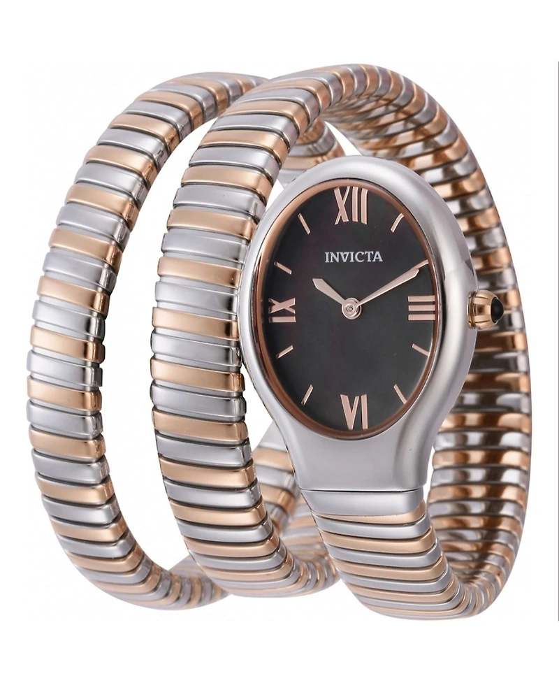 Invicta Lady 44503 Mayamar Quartz 2 Hand Black Dial Watch