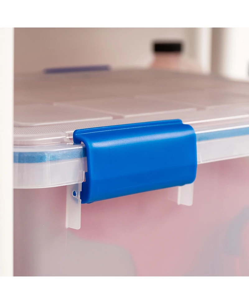 Iris Usa 44 Qt Storage Box with Gasket Seal Lid, 2 Pack - Bpa-Free, Made in Usa