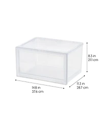 Iris 6 Pack Side Display Stackable Shoe Box