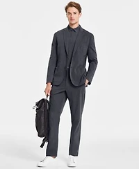 Alfani Mens Breathable Suit Jacket Suit Pants Short Sleeve Button Down Shirt Created For Macys