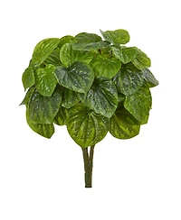Slickblue Artificial Peperomia Plant Realistic Faux Greenery for Home Decor (Set of 6)