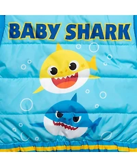 Baby Shark Toddler Boys Pinkfong Zip Up Winter Coat Puffer Jacket